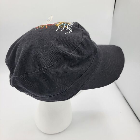 Womens Brand New Jeweled Cap, One Size Fits Most, Strech And Comfy - Picture 4 of 7